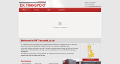 Desktop Screenshot of dktransport.co.uk